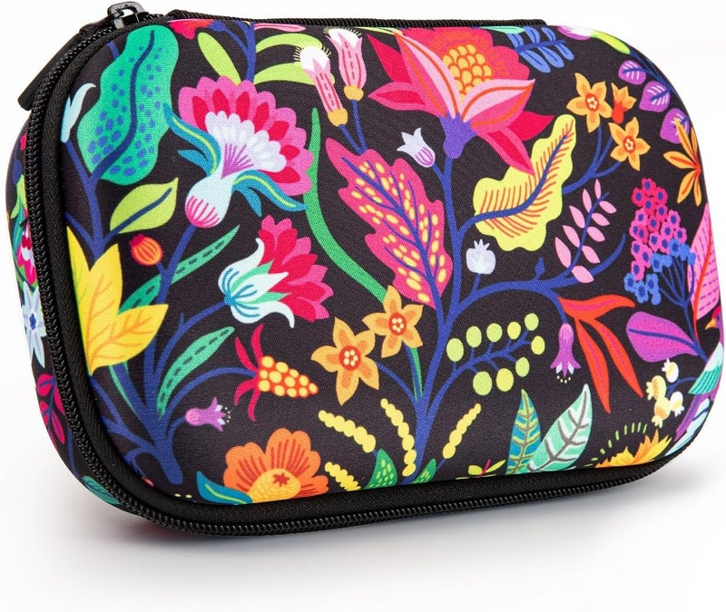 Zipit Flowers Pencil Case for Girls, Cute Pencil Box for School, Large Capacity Stationery Organizer Box - Image 1